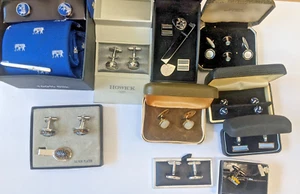 Job Lot Cufflinks And Sets Men's Accessories Vintage To Modern - Bild 1 von 12
