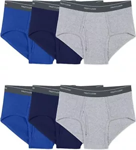 Fruit of the Loom® Men's White Color Briefs Underwear, 6 Pack, Sizes S-5XL - Picture 1 of 15