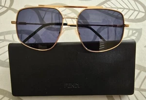 Authentic FENDI Aviator style Unisex Sunglasses - Blue - FF M0007/S 000 KU- MINT - Picture 1 of 16