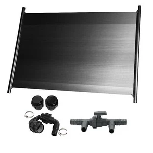 HAF® 1x Solarheizung 300x120cm Solarkollektor Solarmatte Pool bis 20m³ +Bypass - Bild 1 von 9