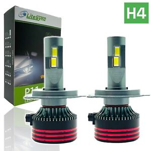 LiteSync H4 LED Headlight Bulbs Kit 13000lm Canbus Fits Nissan 100NX 200SX 300ZX