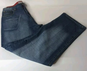 Vintage Y2K Baggy Wide Leg Stone Wash Brooklyn Jeans 36x34 - Picture 1 of 14
