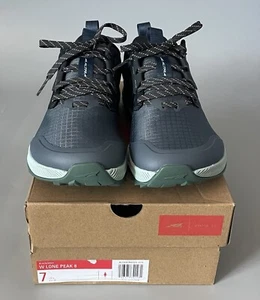 Altra Lone Peak 8 Trail Running Shoes — New w/ Box — Women’s Size 7 — Black/Gray - Picture 1 of 12