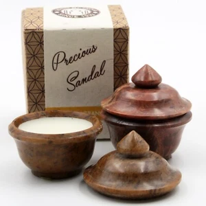 Sandelholz Duft Creme 100% Natürlich Pflanzlich  Parfum Stein Tiegel 6g - Bild 1 von 4