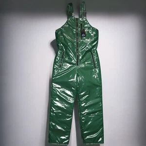 Glanznylon PVC shiny nylon Hose 1P Latzhose Pants 13 Farben XS-5XL 25 mm FÜLLUNG - Picture 1 of 7