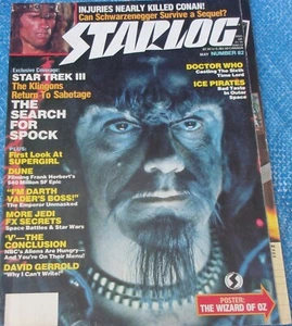 Revista Starlog #82 Mayo 1984 Star Trek III Mago de Oz Conan Dune Supergirl - Imagen 1 de 6