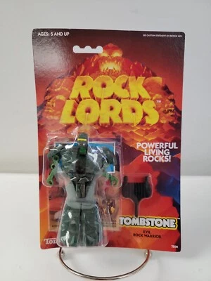 Tonka Rock Lords Tombstone Evil Warrior 1986 Sealed on Card - Image 1 of 4