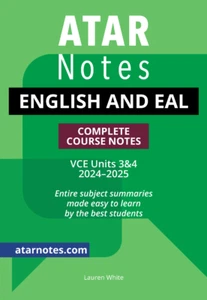 ATAR Notes VCE English and EAL 3&4 Notes (2024-2025) - Picture 1 of 7