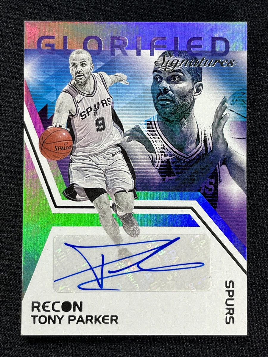 2020-21 Panini Recon Tony Parker Glorified Signatures Auto Spurs #GS-TPK