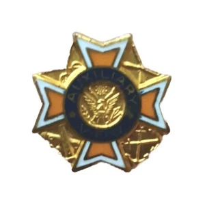 Vintage VFW Lapel Pin Veteran Of Foreign Wars Auxiliary - Picture 1 of 4