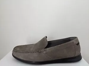 Mocasín de conducción Geox Respira para hombre U Sile A gamuza sin usar talla 12 nuevo en caja - Imagen 1 de 6