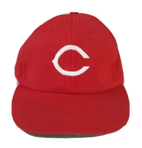 Vintage 1970's Cincinnati Reds Hat Cap Mens Adjustable Snapback Size M/L 7¼-7¾ - Picture 1 of 9