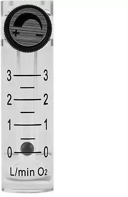 Flussimetro per gas, il flussimetro da 0-3LPM misura ossigeno, gas e aria, - Image 1 of 4