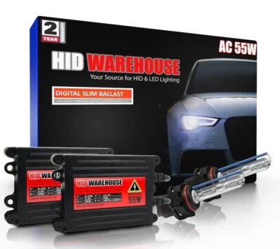 HID-Warehouse 55W AC HID Xenon Conversion Kit H11 H4 9006 9005 H1 H7 H13 9007 - Image 1 of 4