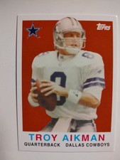 2008 Troy Aikman Topps Promo Card # 28 of 40
