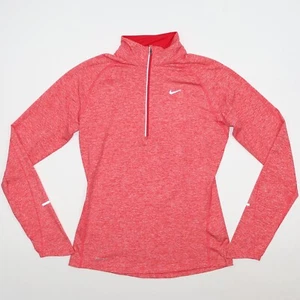NIKE Running Women Element 1Zip Pullover (602677) Heather Orange Size Small S - Picture 1 of 9