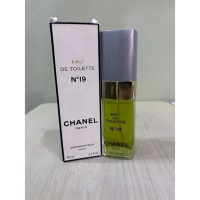 Chanel Nº 19 Eau de Toilette 100 ml / 3,38 fl. oz. Perfume vintage de Japón Foto 1 de 4