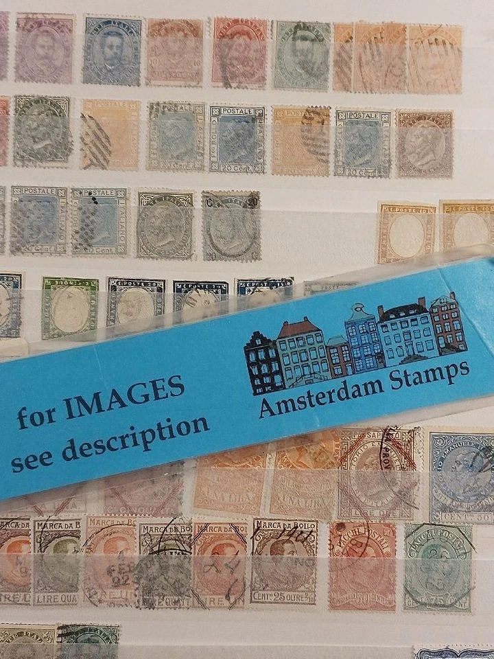 Itália + Áreas muito usadas MH MNH lote de aventura no álbum + livro Alto Valor CAT TOP! - Imagem 1 de 1