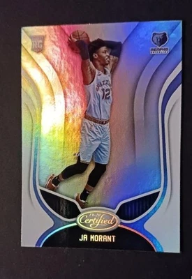 Ja Morant RC 2019-20 Panini Certified Rookies #152 Memphis Grizzlies Foto 1 de 4