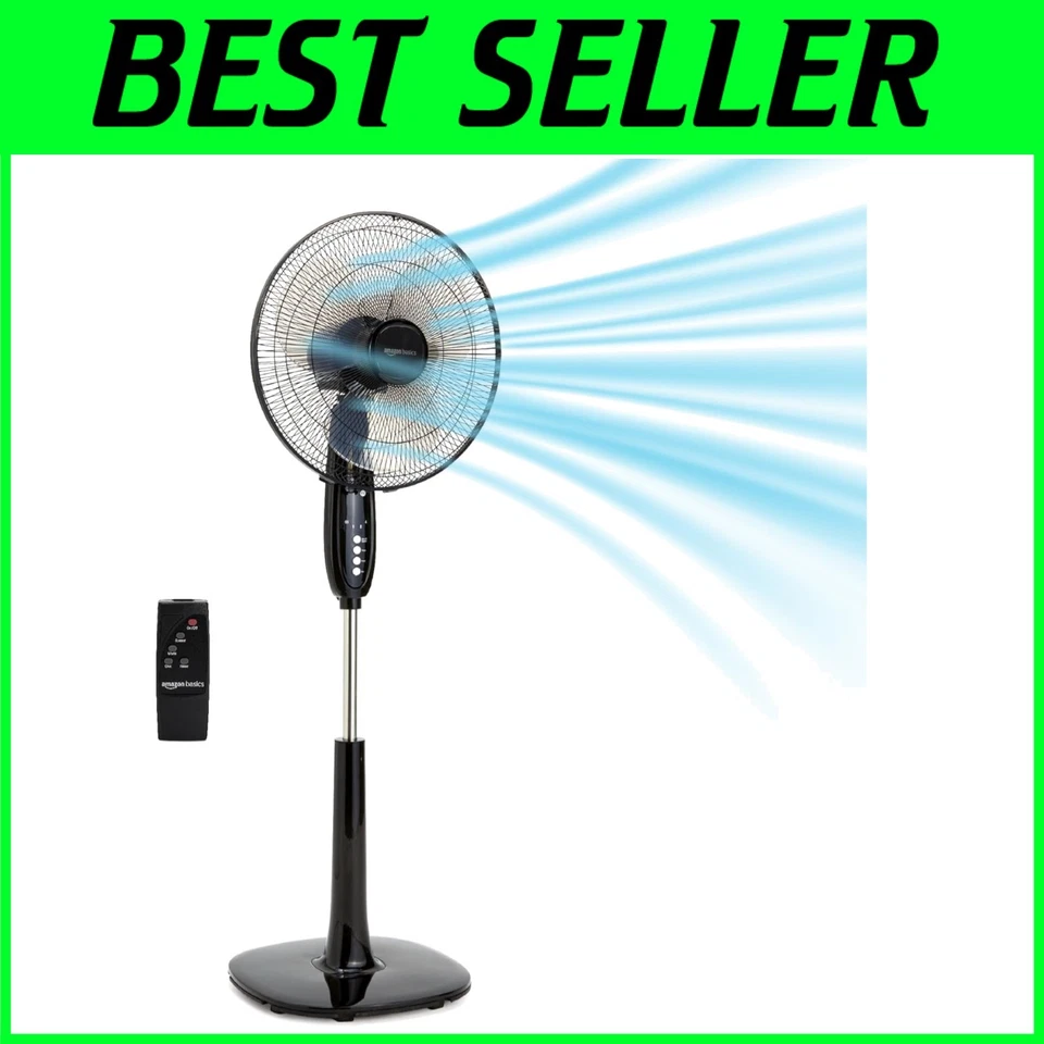 Энергоэффективный стоячий вентилятор, 3 скорости - Изображение 1 из 4