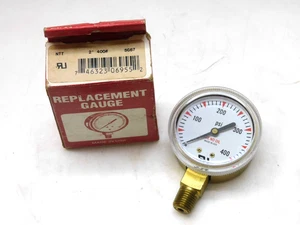 NTT SG67 400PSI USE NO OIL GAUGE MH18672 1/4" NPT - Picture 1 of 4