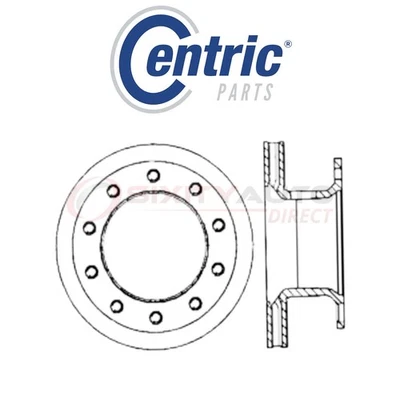 Centric Disc Brake Rotor for 1984-1990 Ford LTL9000 -6 10.0L 10.3L 14.0L pn Foto 1 de 4