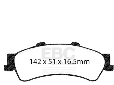 Rear Brake Pad Set For 2000-2002 GMC Yukon XL 1500 2001 ZT365YD - Image 1 of 4
