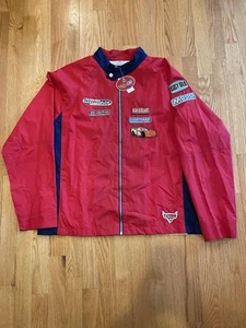 NEW Disney Pixar Cars Lightning McQueen Jacket Size Medium Y2K Racing - Picture 1 of 15