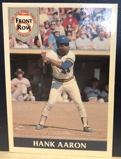 1992 Front Row Hank Aaron NM+ (7)  The All Time Great Series #4