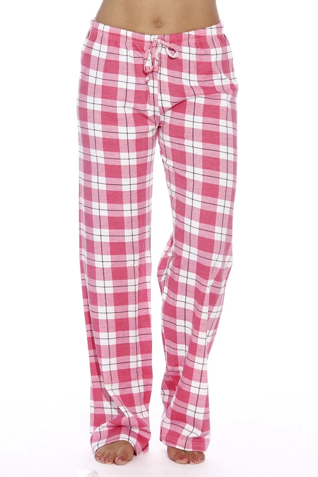 Calça pijama xadrez feminina Just Love em jersey 100% algodão - Confortável - Imagem 1 de 1