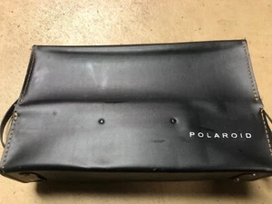 Polaroid Camera Bag Case Vintage Black Faux Leather Rare - Picture 1 of 12
