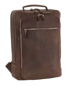 LEONHARD HEYDEN Salisbury Business Backpack Rucksack Laptoprucksack Brown Braun - Bild 1 von 2