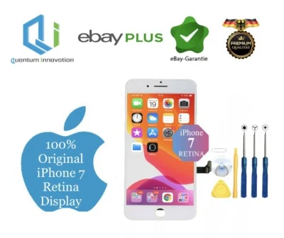  Original Apple iPhone 7 LCD Display Retina Bildschirm Glas Touchscreen Weiß Neu - Bild 1 von 2