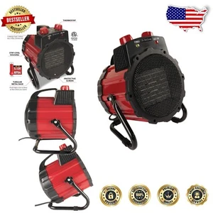 Compact 1500W Indoor Space Heater with Overheat Protection and Carry Handle - Picture 1 of 10