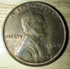 1939 P Lincoln Wheat Cent Penny.  BU or Better. - Picture 1 of 2