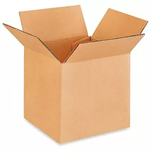 ULINE (25ct) 5 x 5 x 5" Lightweight 32 ECT Corrugated Boxes - Picture 1 of 1