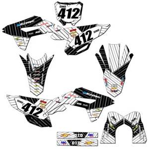 2021-2023 CRF 450 RWE RACE SERIES White Senge Graphics Kit Compatible with Honda - Picture 1 of 10