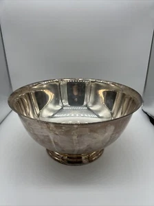 Vintage Webster Wilcox Silver Plated Footed Bowl 9” Antique - Picture 1 of 4