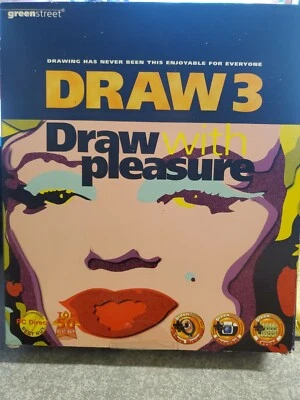Vtg Greenstreet Draw 3: Draw w/ Pleasure for Windows 95,98, NT, 2000 & ME~CD-ROM - Image 1 of 4