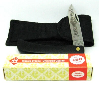 Navaja de Bolsillo De Colección NOS Grúa Besadora Minera de Carbón Inoxidable KC44CM Nueva Alemania Foto 1 de 4
