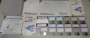 ~Vintage Word Perfect Computing LOT Disks Manuals 2.0 - 101 Macros for 5.0~ - Picture 1 of 6