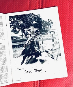 1952 QUARTER HORSE Journal VINTAGE - "POCO TIVIO" FULL PG PHOTO! - "DOS DE OROS" - Picture 1 of 23