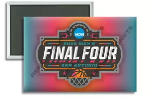 Torneo de baloncesto de la NCAA Final Four 2025 para hombre San Antonio imán de 2" x 3" - Imagen 1 de 3