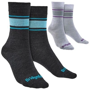 Bridgedale - Ladies Liner Merino Wool Outdoor Boot Socks - Picture 1 of 5