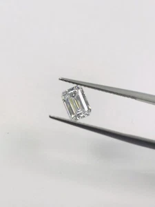 1.09 Carat Emerald Lab Grown Diamond Certified E Color VS1 Clarity - Picture 1 of 3