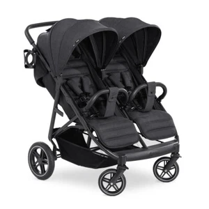 Hauck Select Zwillings- u. Geschwisterwagen Uptown Duo Melange Black TOP - Bild 1 von 7