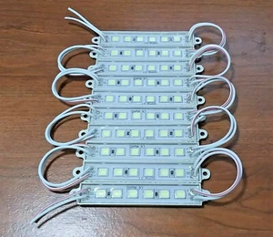 Bloque de 10 luces LED blancas ultrabrillantes BBT 12 voltios impermeables - Imagen 1 de 3