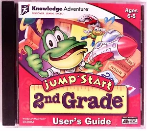JUMP START: LEARNING SYSTEM 2ND GRADE PC CD-ROM 1996, KNOWLEDGE ADVENTURE CD5288 - Picture 1 of 4