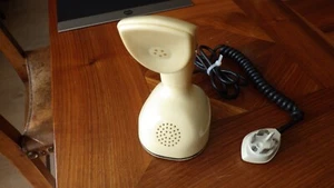 LM Ericsson Kobra Telefon, Vintage gelb, 1. Ausführung, Schweden 1955 - Afbeelding 1 van 7