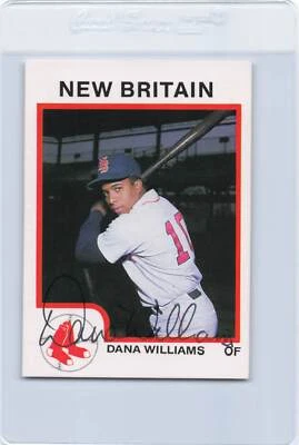 1987 Pro Cards #778 Dana Williams New Britain Red Sox Signed Auto *K2870 - Image 1 of 2